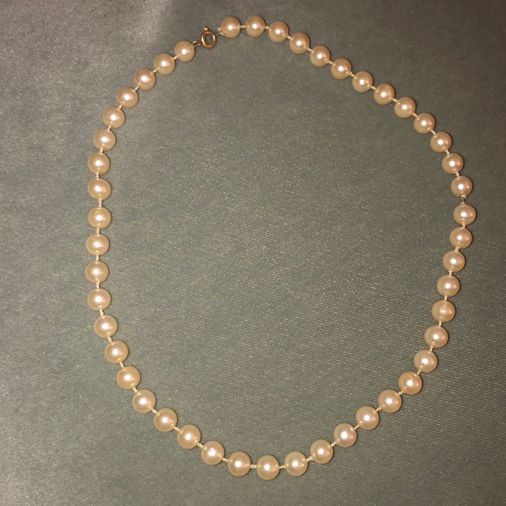 Faux Pearl Necklace